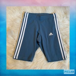 Adidas 3 Stripe Bike Shorts - NWT - Size XS - Blue